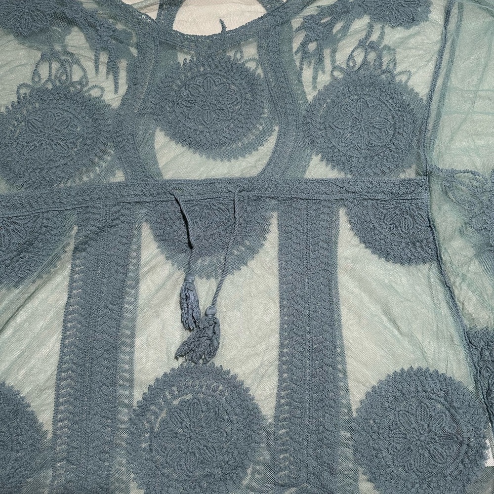 Elegant Sheer Lace Top